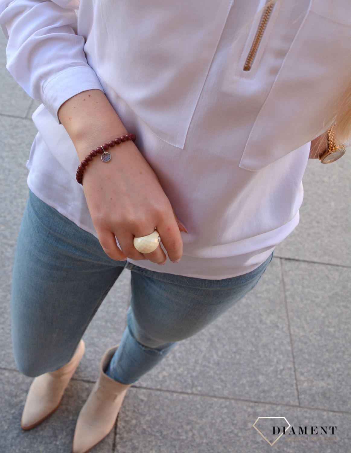 Bransoletka na gumce Ti Sento 'Bordowe kamienie' ✓Wymarzony prezent dla mamy ✓ Srebrne bransoletki w sklepie zegarki-diament.pl✓ Autoryzowany sklep✓ Kurier Gratis 24h✓ Gwarancja najniższej ceny 11.jpg